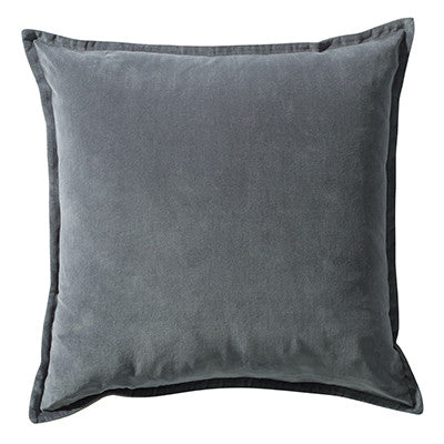 Classic Steel Velvet Cushion